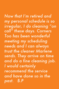 Trust and Fine Cleaning Job Testimonial